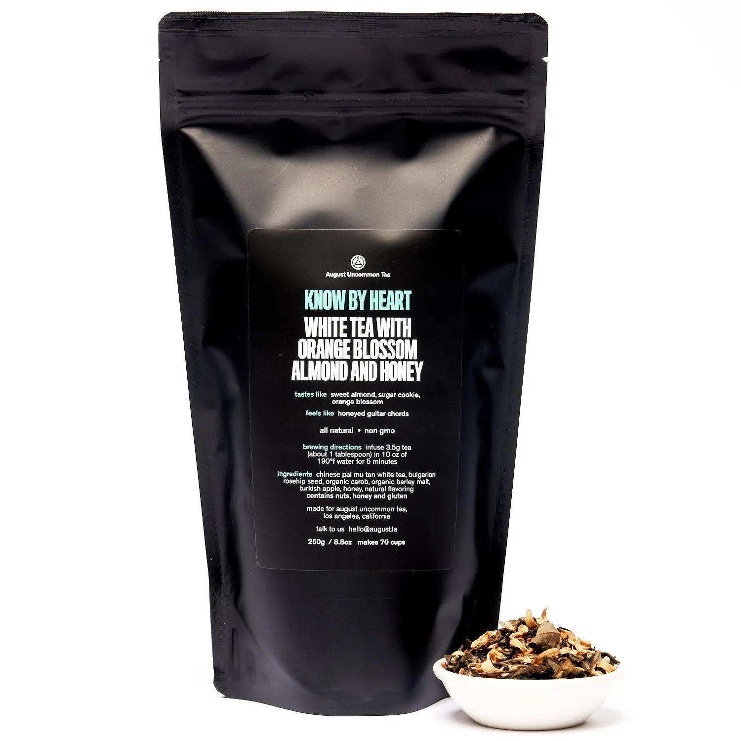 Know by Heart - Orange Blossom Almond White Tea | Beverages > Teas > White Teas | Wiccan Center