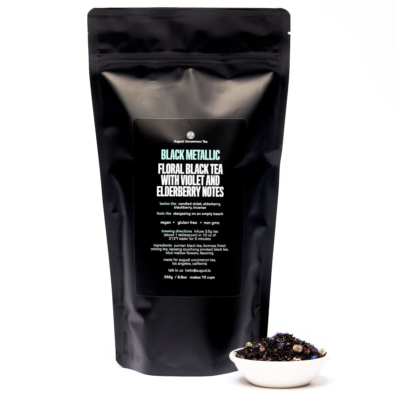 Black Metallic - Violet Elderberry Black Tea | Beverages > Teas > Black Teas | Wiccan Center