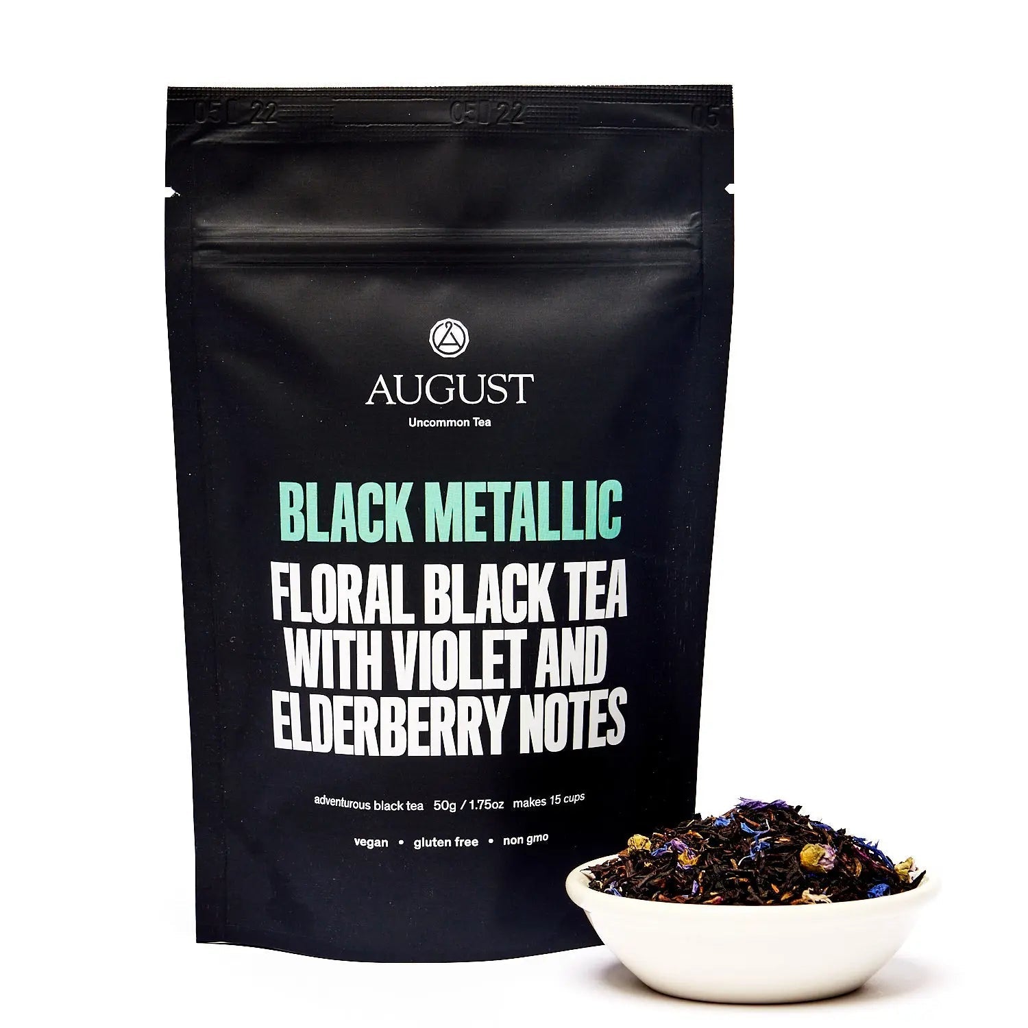 Black Metallic - Violet Elderberry Black Tea | Beverages > Teas > Black Teas | Wiccan Center