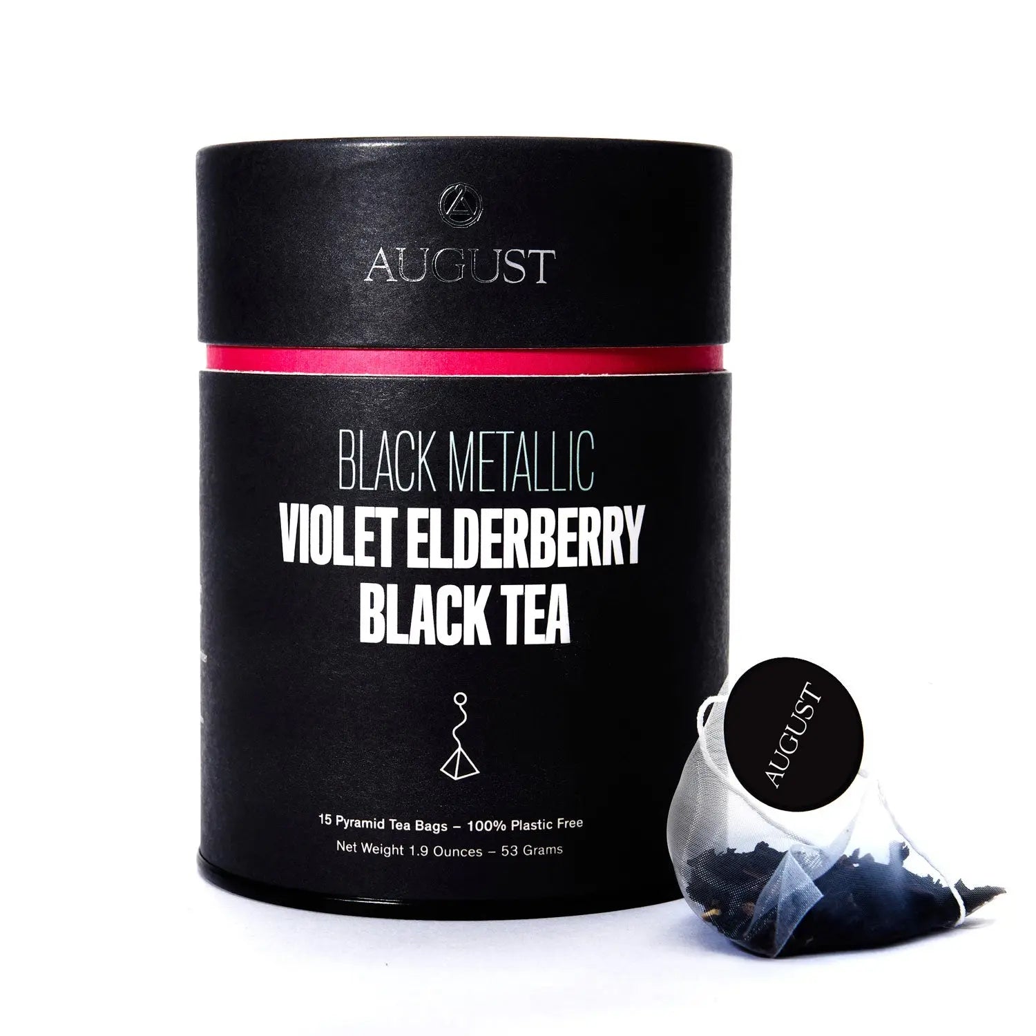 Black Metallic - Violet Elderberry Black Tea (15 Tea Bags) | Beverages > Teas > Black Teas | Wiccan Center