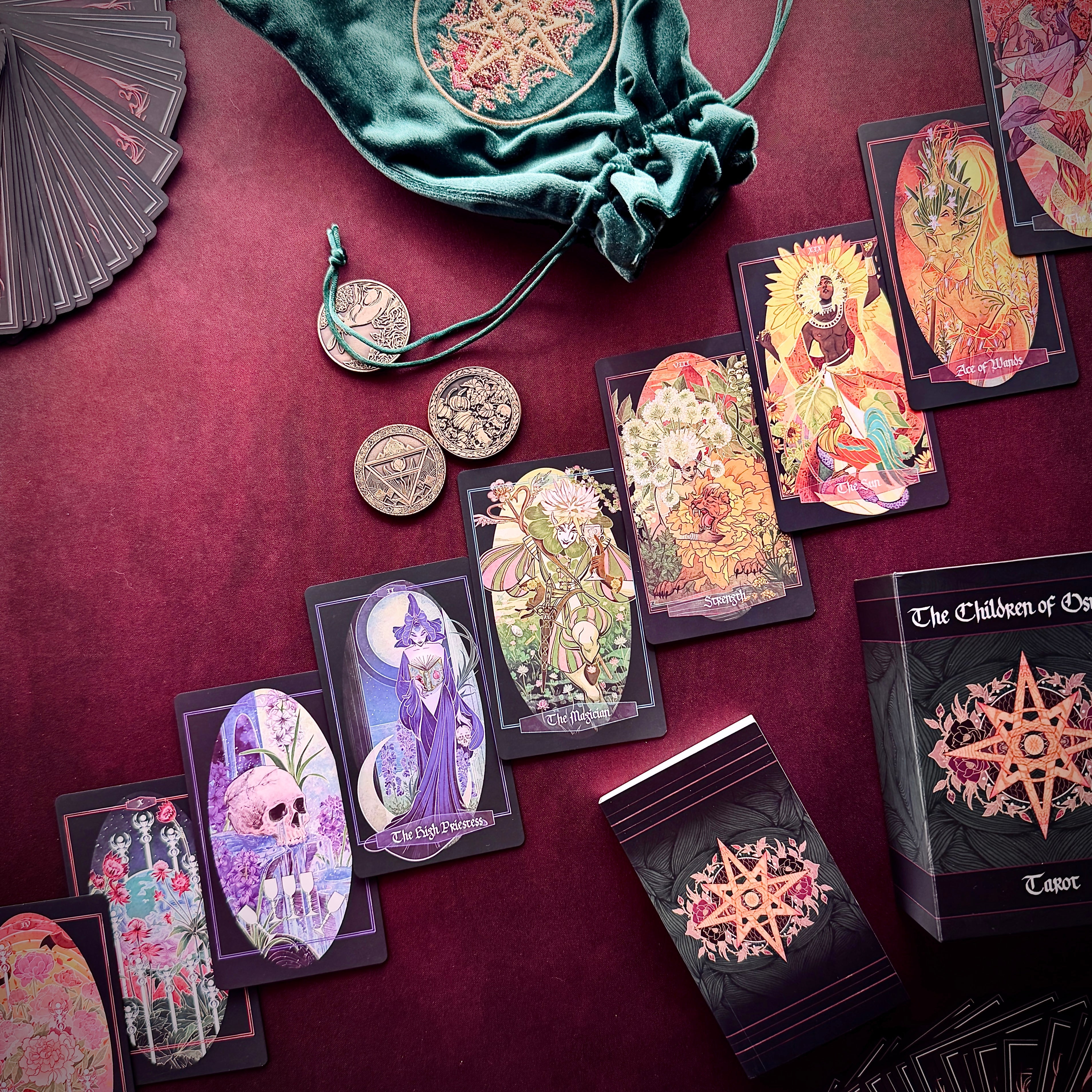 Divination Mat - The Children of Litha (Medium: 22”x22”)