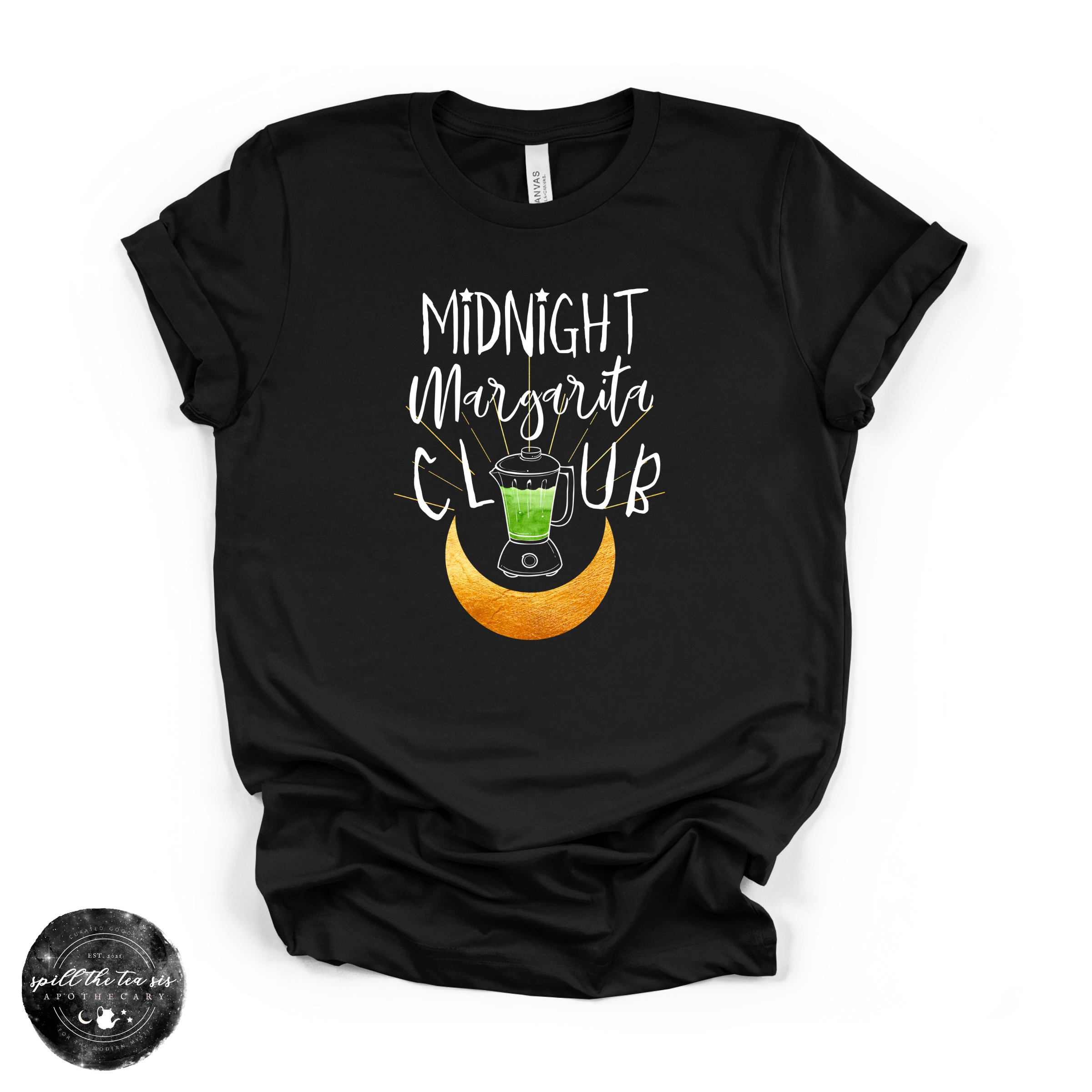 Midnight Margarita Club Tee | Witchy Graphic T-Shirt | | Wiccan Center