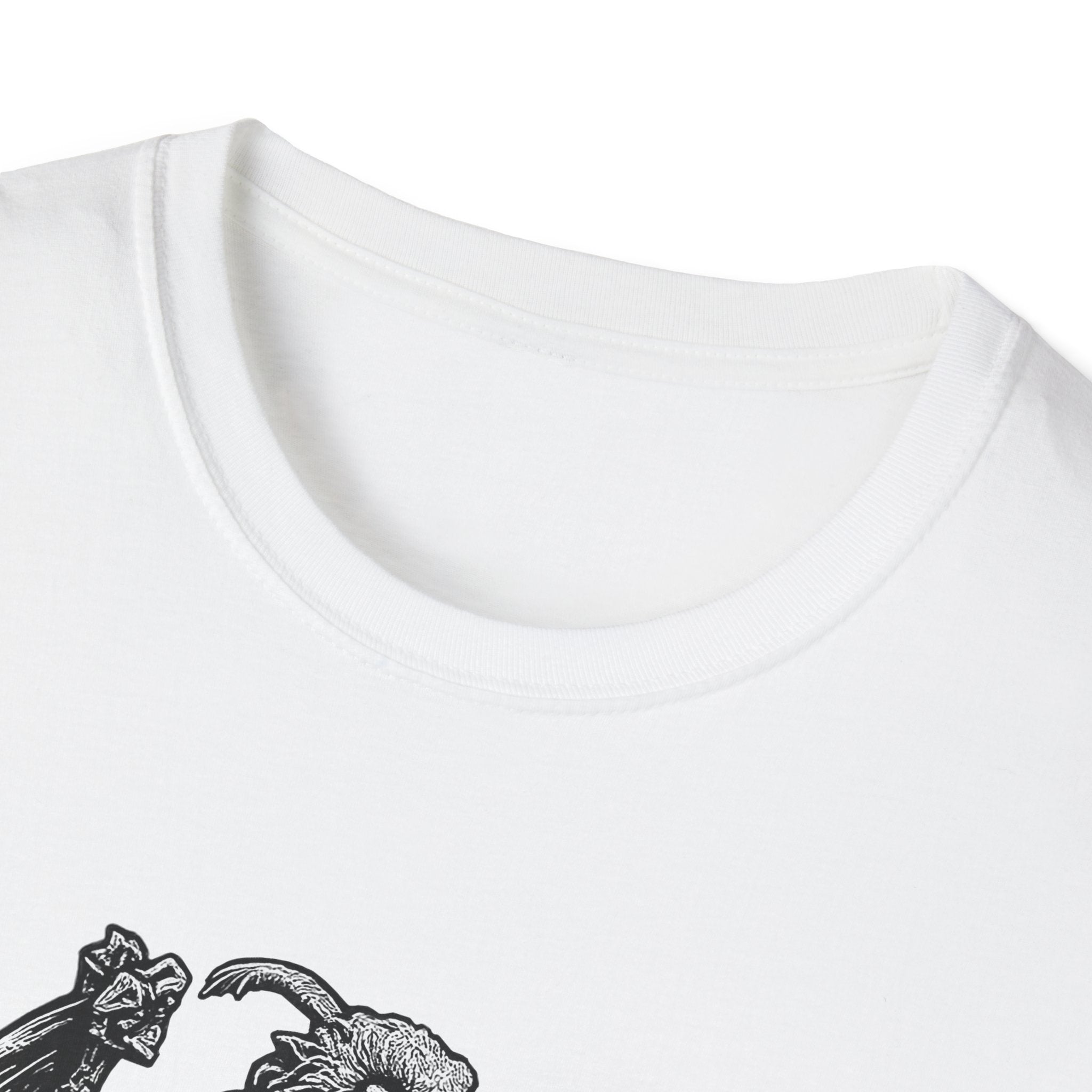 Mothman Shirt | Gothic Cryptid T-Shirt by Dellamorte | Appalachian Folklore Tee | Paranormal Creature Dark Halloween Art Apparel
