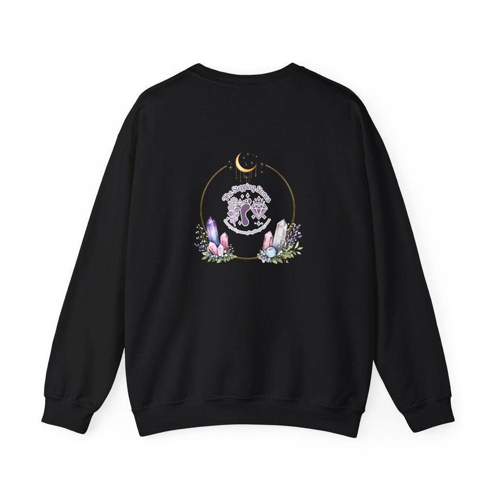 LOVE Crystal Letter Design | Sweatshirt | Wiccan Center