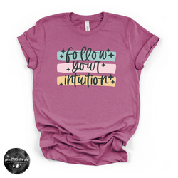 Follow Your Intuition Tee | Spiritual Graphic T-Shirt | | Wiccan Center