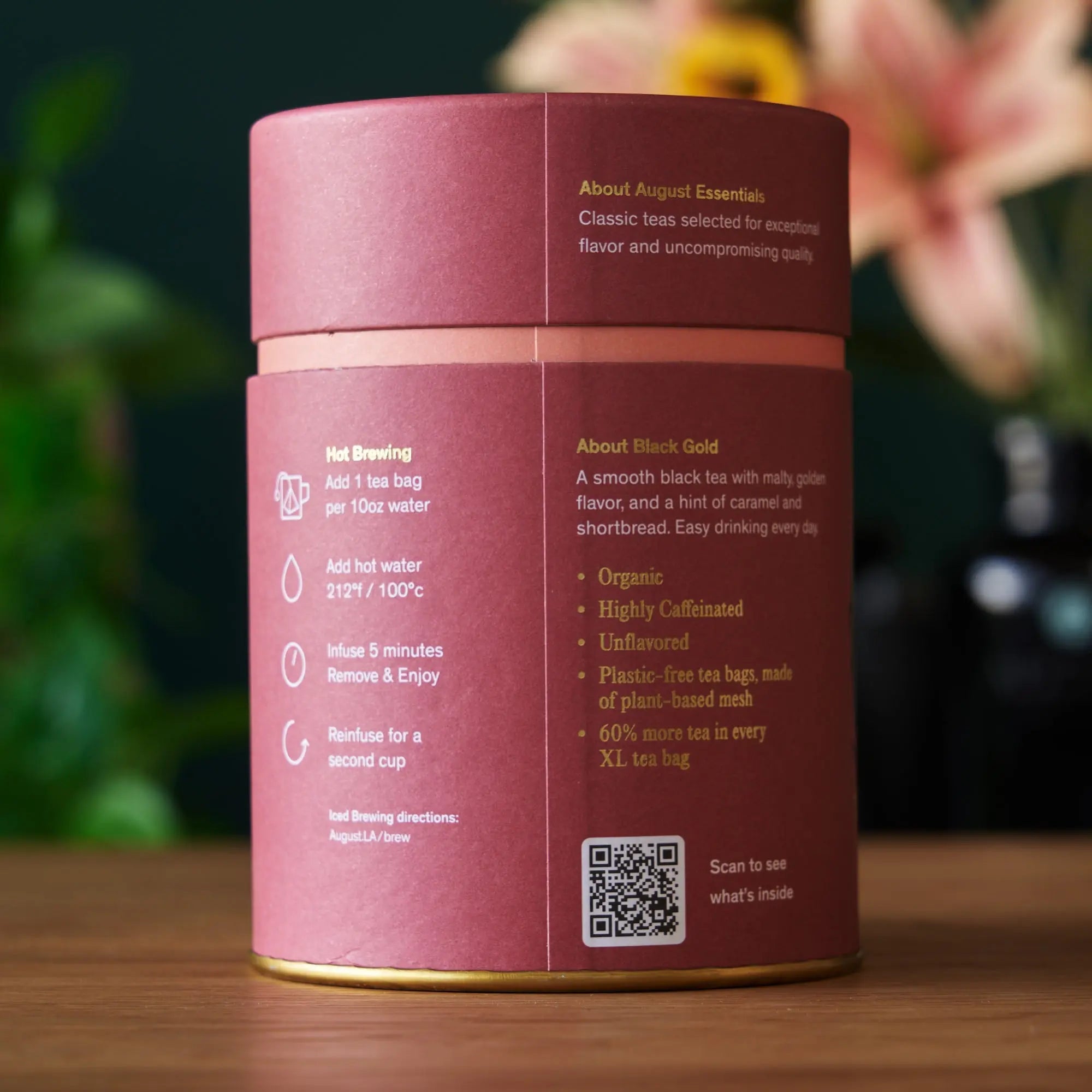 Essentials Black Gold Black Tea - 15 Tea Bags | Beverages > Teas > Black Teas | Wiccan Center