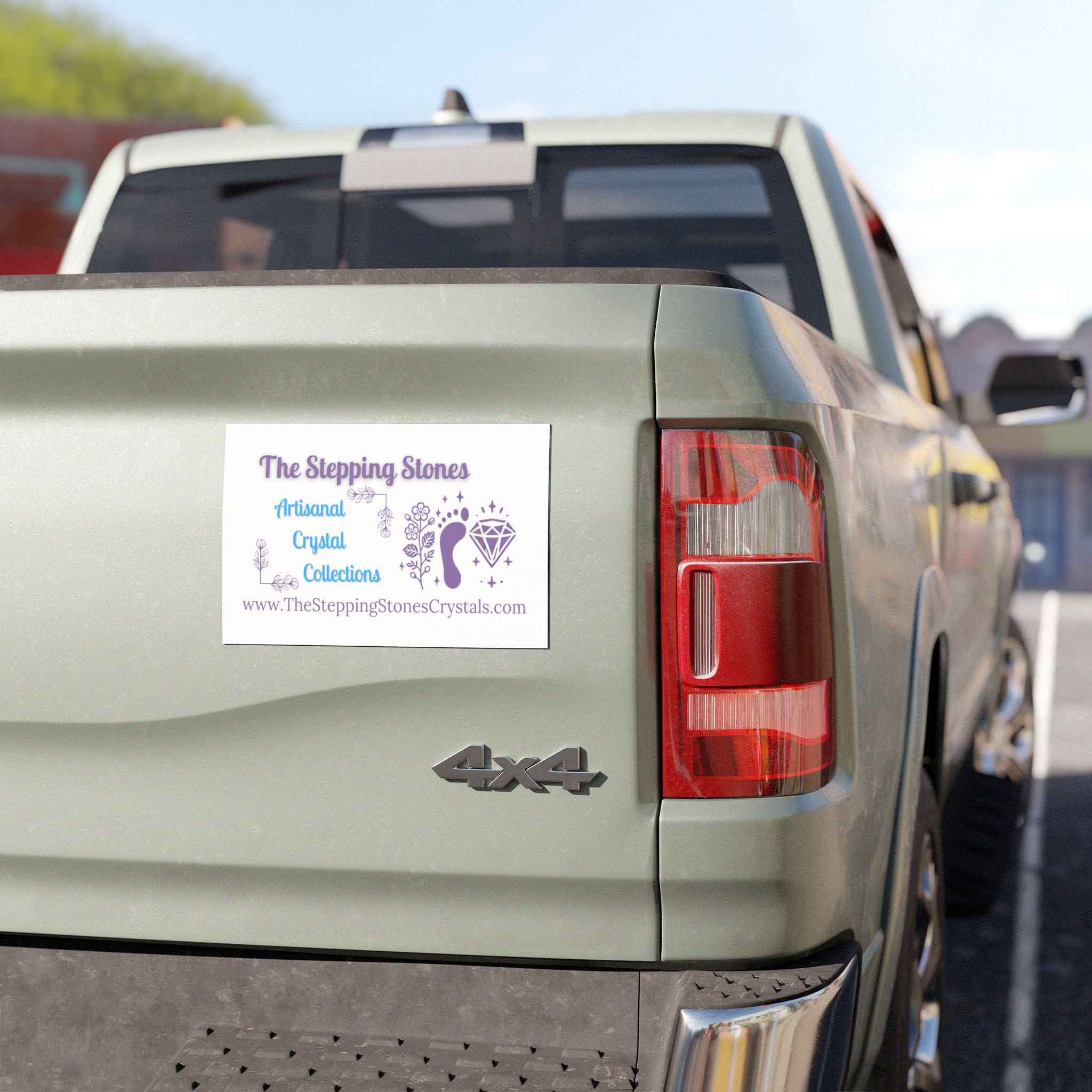 The Stepping Stones Car Magnets - One Mile at a Time | Home Decor | Wiccan Center