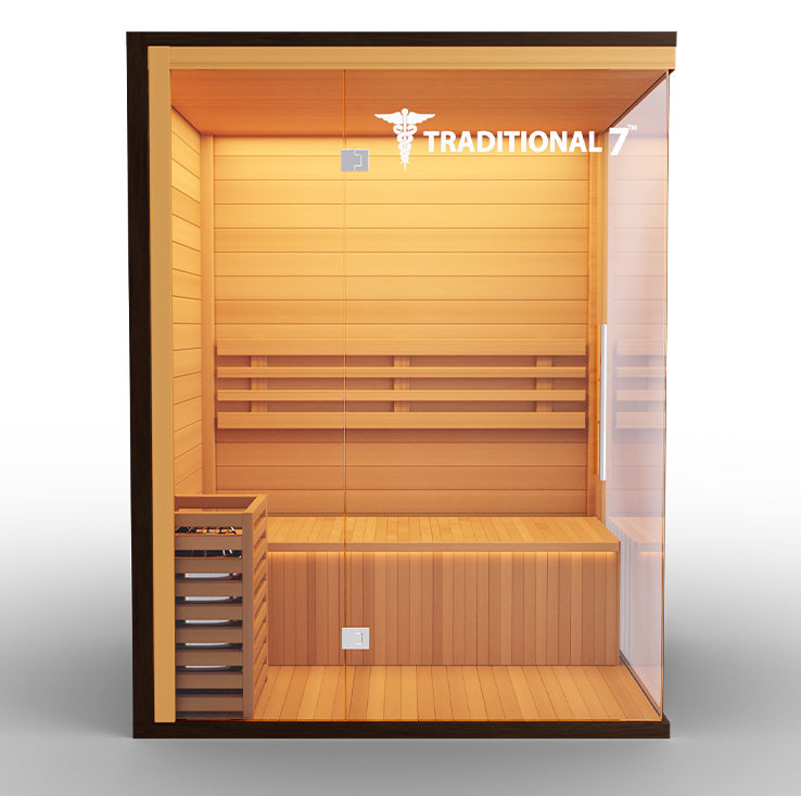 3 Person Home Steam Sauna | Traditional 7™ | Saunas | Wiccan Center
