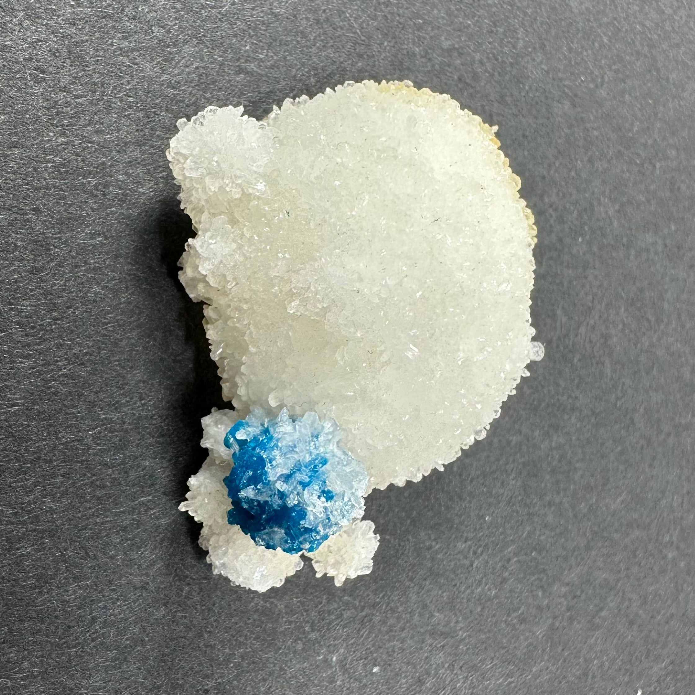 Cavansite Ball 'Floaters' on Stilbite SM from Maharashtra, Pune, India | Minerals | Wiccan Center