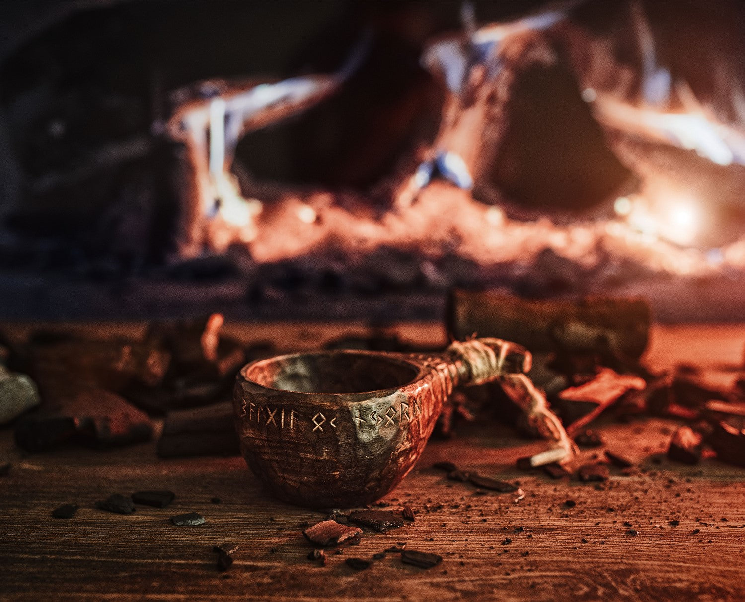 Kuksa Cup – Hand-Carved Scandinavian Bushcraft Mug | Kitchen & Dining | Wiccan Center