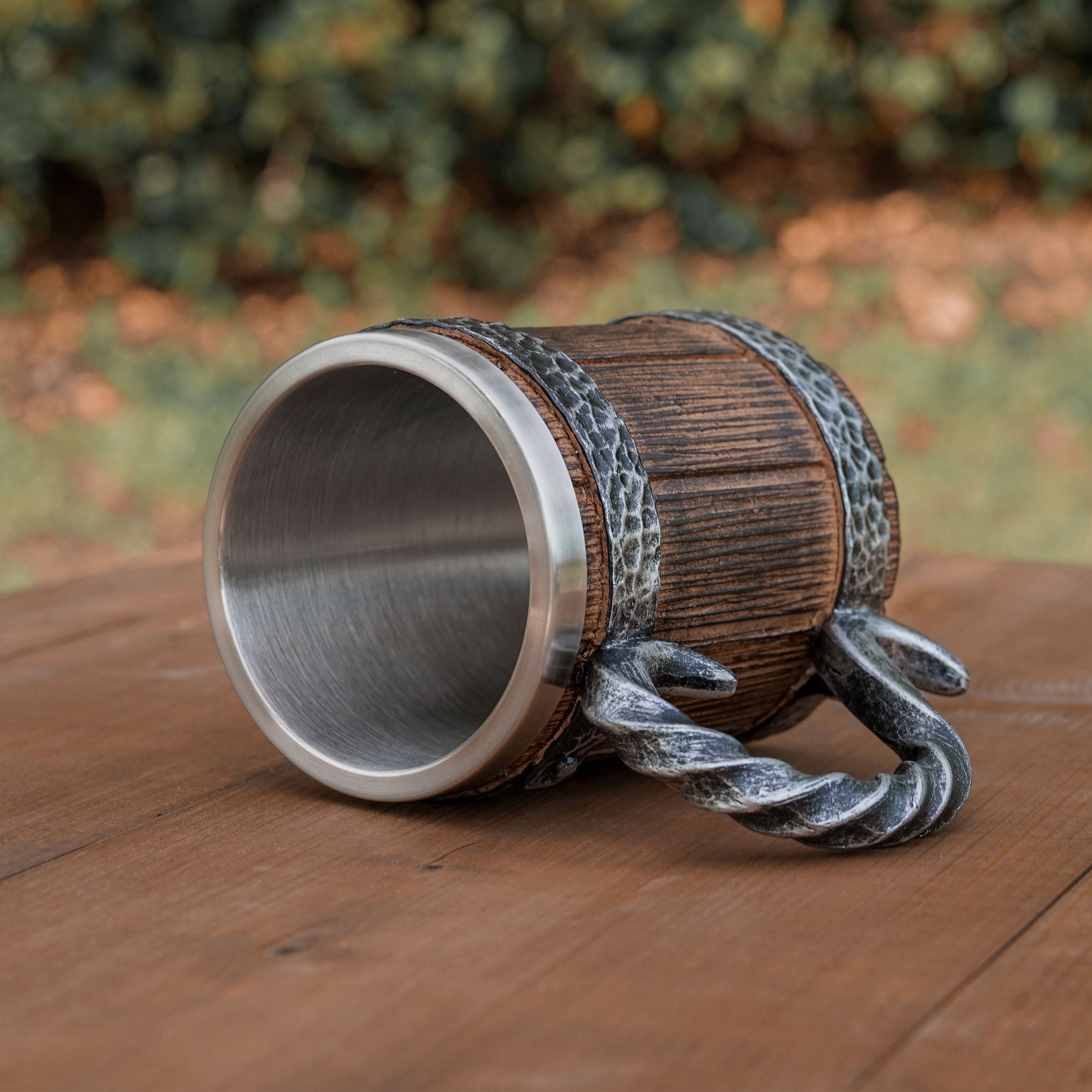 Viking Beer Barrel Tankard – 20 oz Insulated Mug