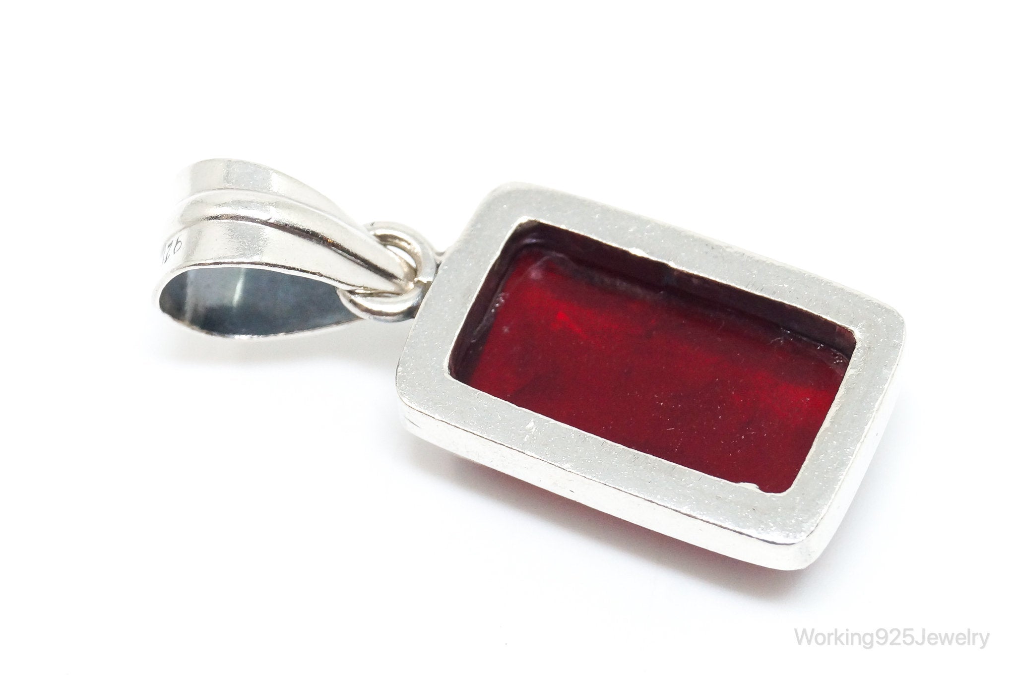 Vintage Dichroic Glass Sterling Silver Necklace Pendant | Jewelry > Necklaces > Pendants | Wiccan Center