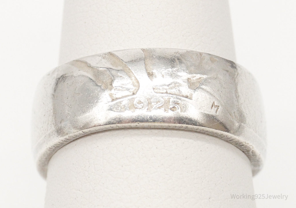 Vintage 1925 Standing Liberty Quarter Dollar Coin Silver Ring - Size 6.75 | Jewelry > Rings | Wiccan Center