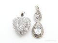 Vintage Cubic Zirconia Sterling Silver Necklace Pendants | Jewelry > Necklaces > Pendants | Wiccan Center