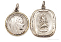 Antique Saints Protection Sterling Silver Pendant Charm Set | Jewelry > Necklaces > Pendants | Wiccan Center