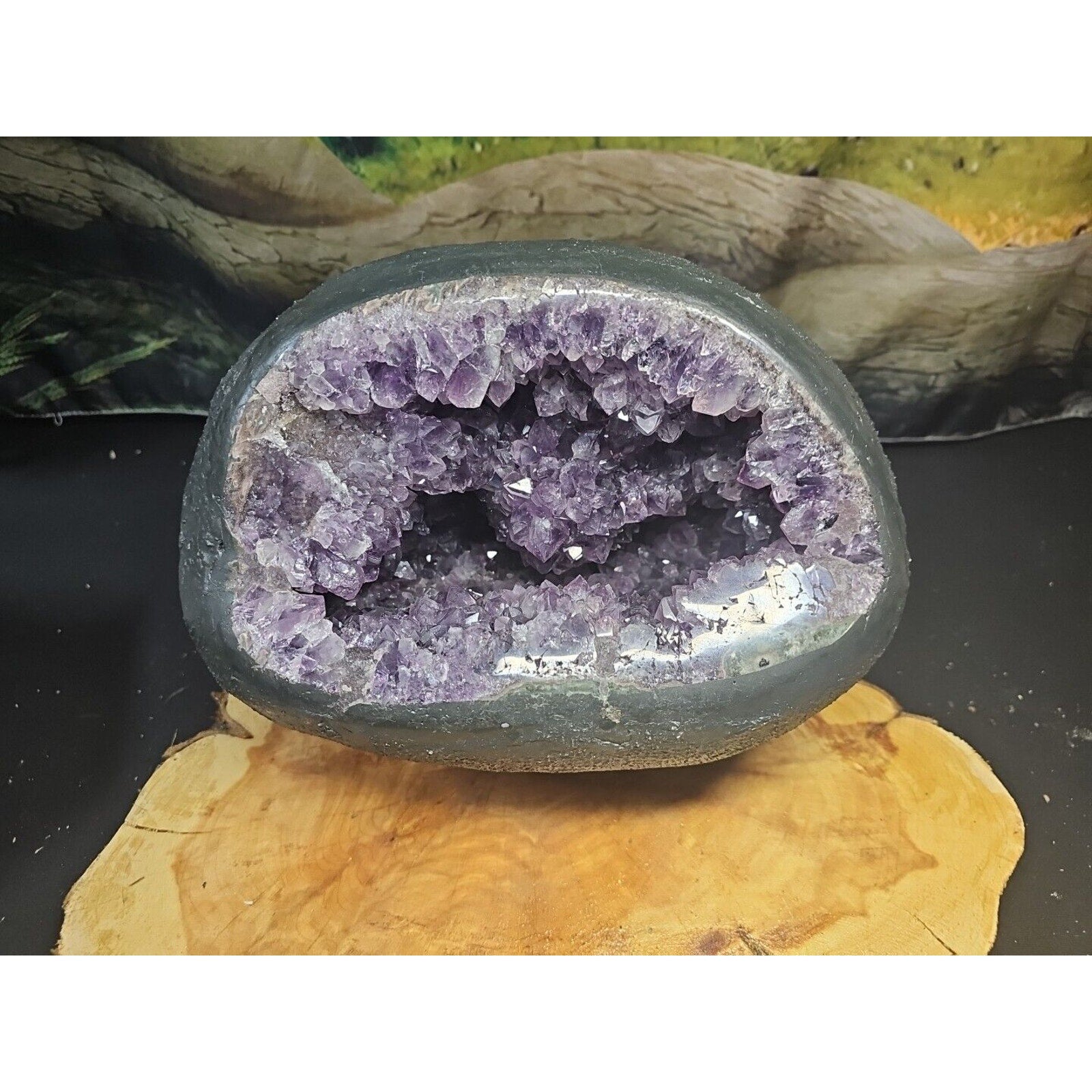 Large Natural Amethyst Geode Quartz Cluster — 21.7 lbs, Calming & Spiritual Healing Crystal | CrystalCloud Company | Geodes & Clusters | Wiccan Center