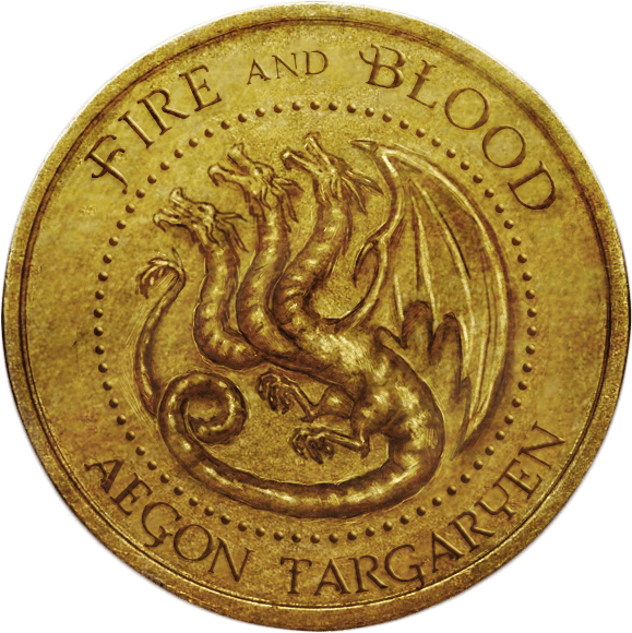 Aegon Targaryen Golden Dragon Coin | Artwork | Wiccan Center