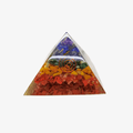Bonded Chakra Layered Pyramid, Crystal Orgone pyramid. | Orgone | Wiccan Center