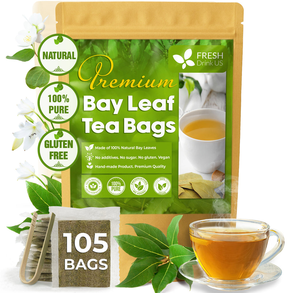 Premium Dried Bay Leaves, Tea Bags, Powder, Bay Leaves Spice, Whole Nice Leaves, Wildcrafted, Fresh Harvested, Bay Leaves For Cooking, Sugar-Free, Gluten Free, Caffeine Free, Vegan | Tea | Wiccan Center