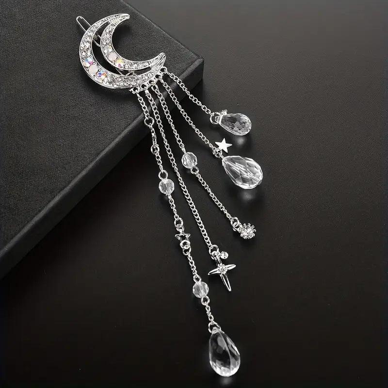 Crescent Moon Hair Clip
