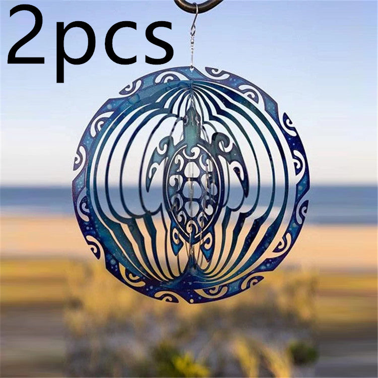 Zen 3D Ocean Blue Wind Chimes | wind chimes | Wiccan Center