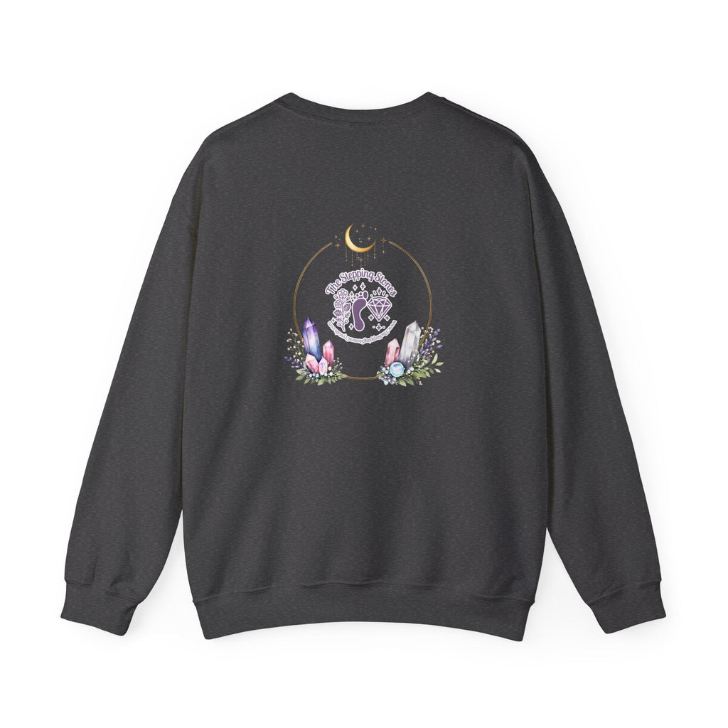 LOVE Crystal Letter Design | Sweatshirt | Wiccan Center