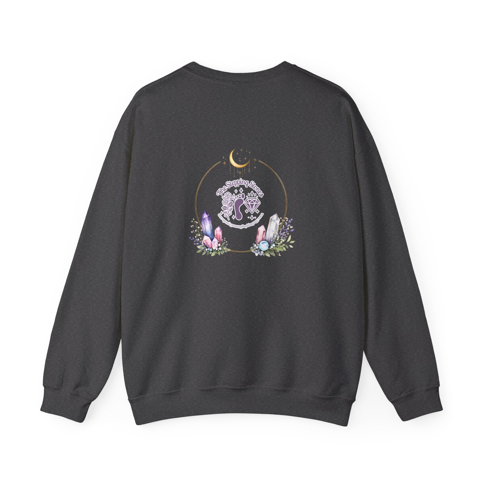 LOVE Crystal Letter Design | Sweatshirt | Wiccan Center