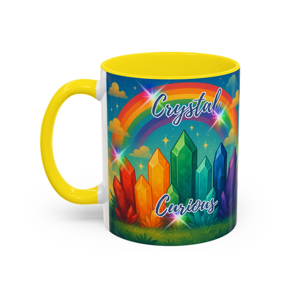 Coffee Mug - Rainbow Crystal Curious | Mug | Wiccan Center