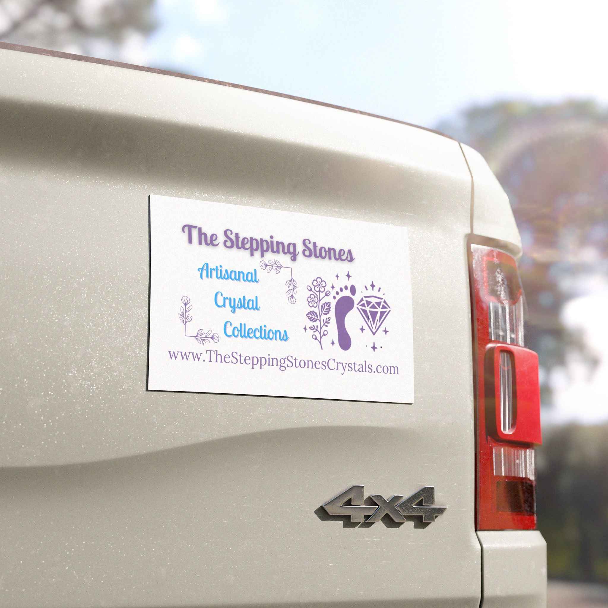 The Stepping Stones Car Magnets - One Mile at a Time | Home Decor | Wiccan Center