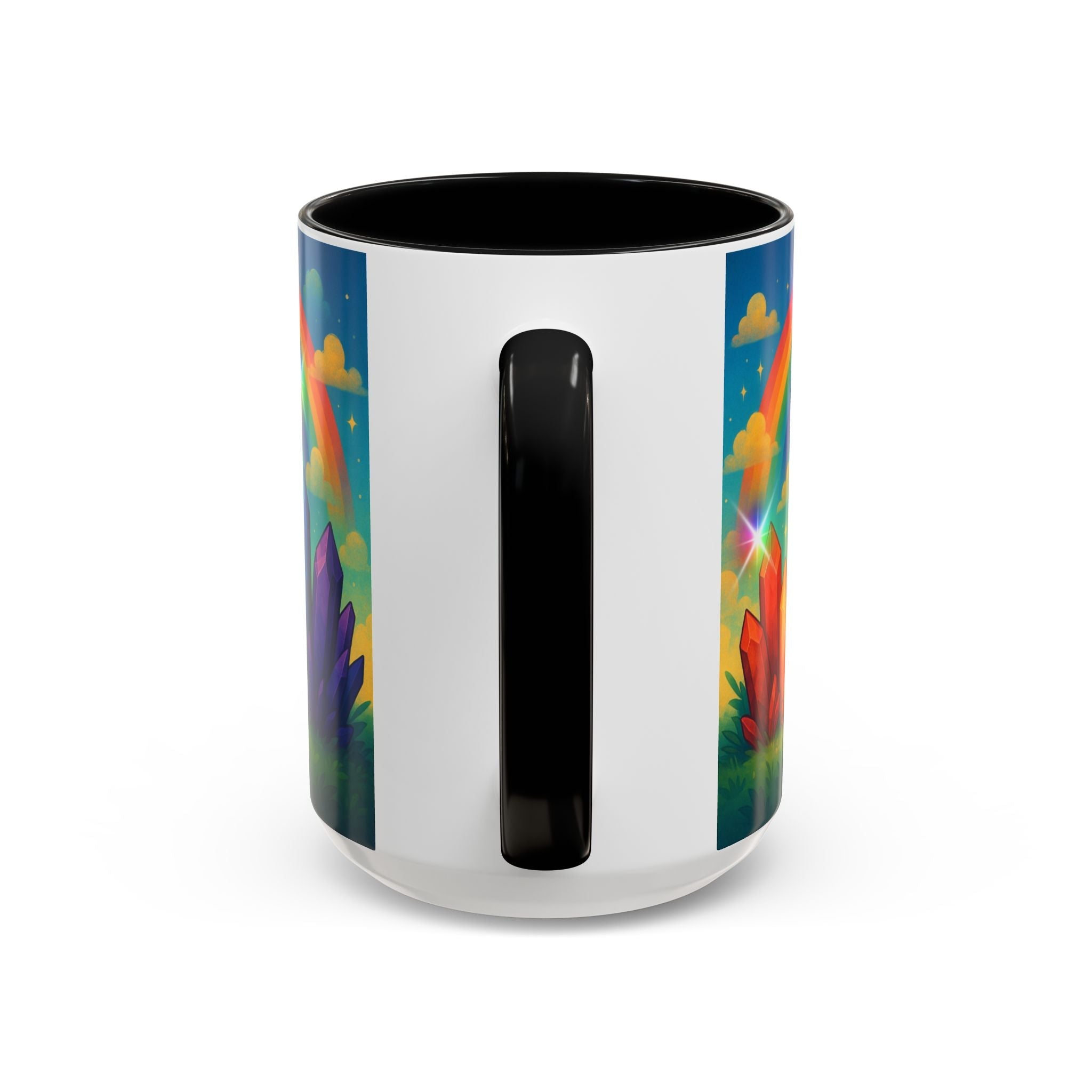 Coffee Mug - Rainbow Crystal Curious | Mug | Wiccan Center