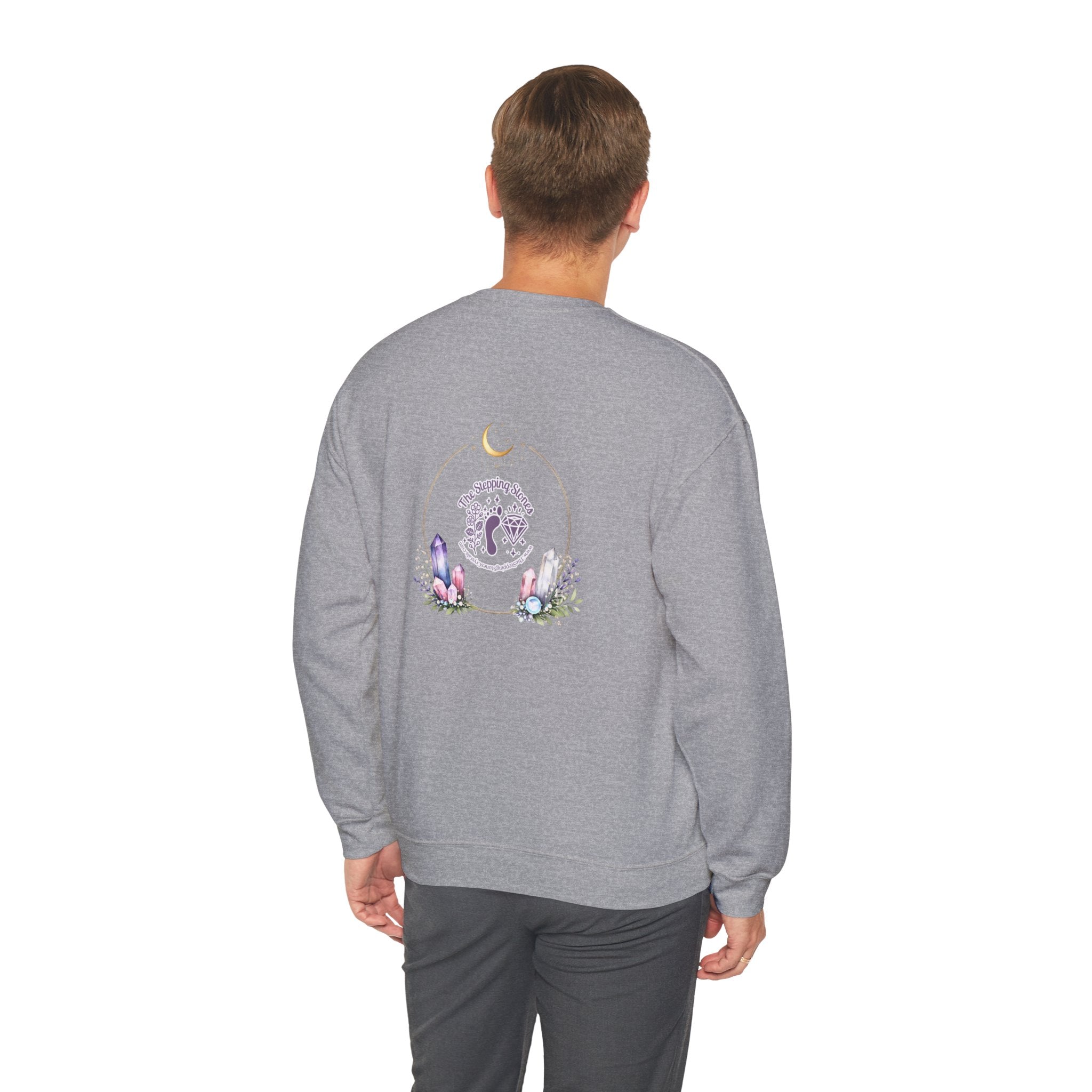 LOVE Crystal Letter Design | Sweatshirt | Wiccan Center