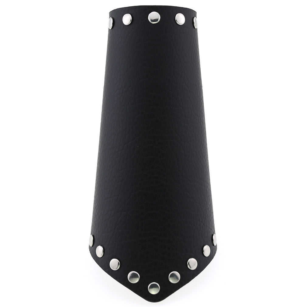 Rock Gothic Leather Wax Rope Riding Wristband Strap Arm Guard Bracelets | Bracelet | Wiccan Center