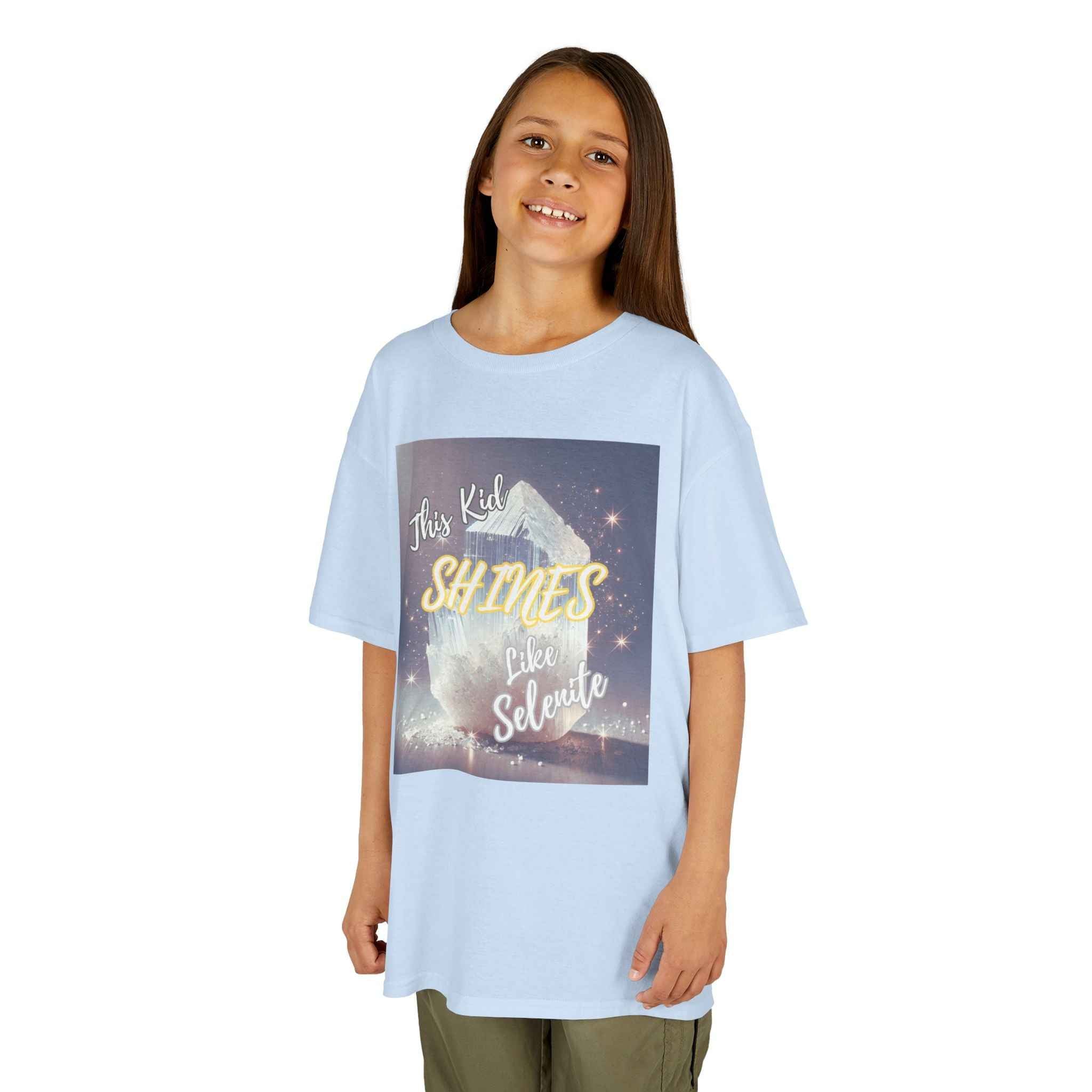 Kids TShirt 'This Kid Shines Like Selenite' | Kids clothes | Wiccan Center