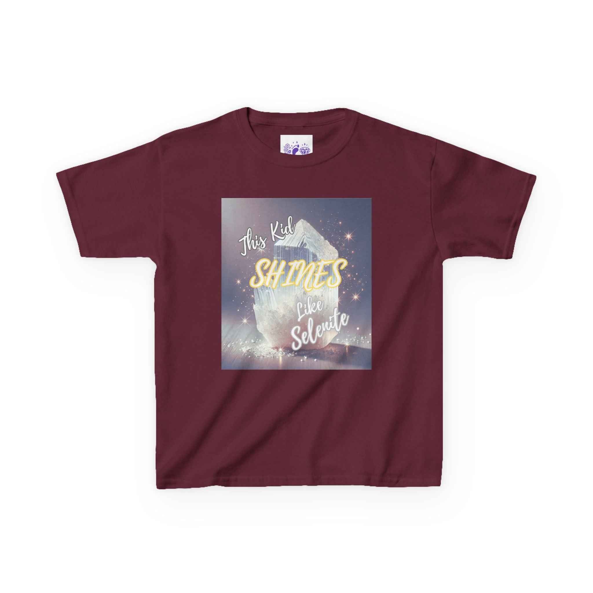 Kids TShirt 'This Kid Shines Like Selenite' | Kids clothes | Wiccan Center