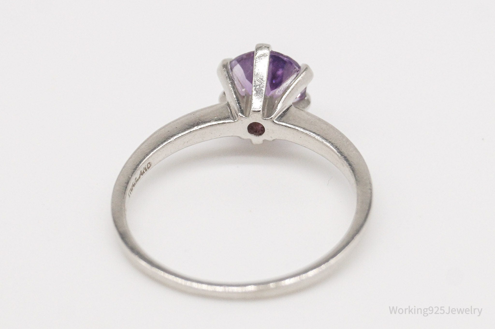 Vintage Amethyst Sterling Silver Ring - Size 8 | Jewelry > Rings | Wiccan Center