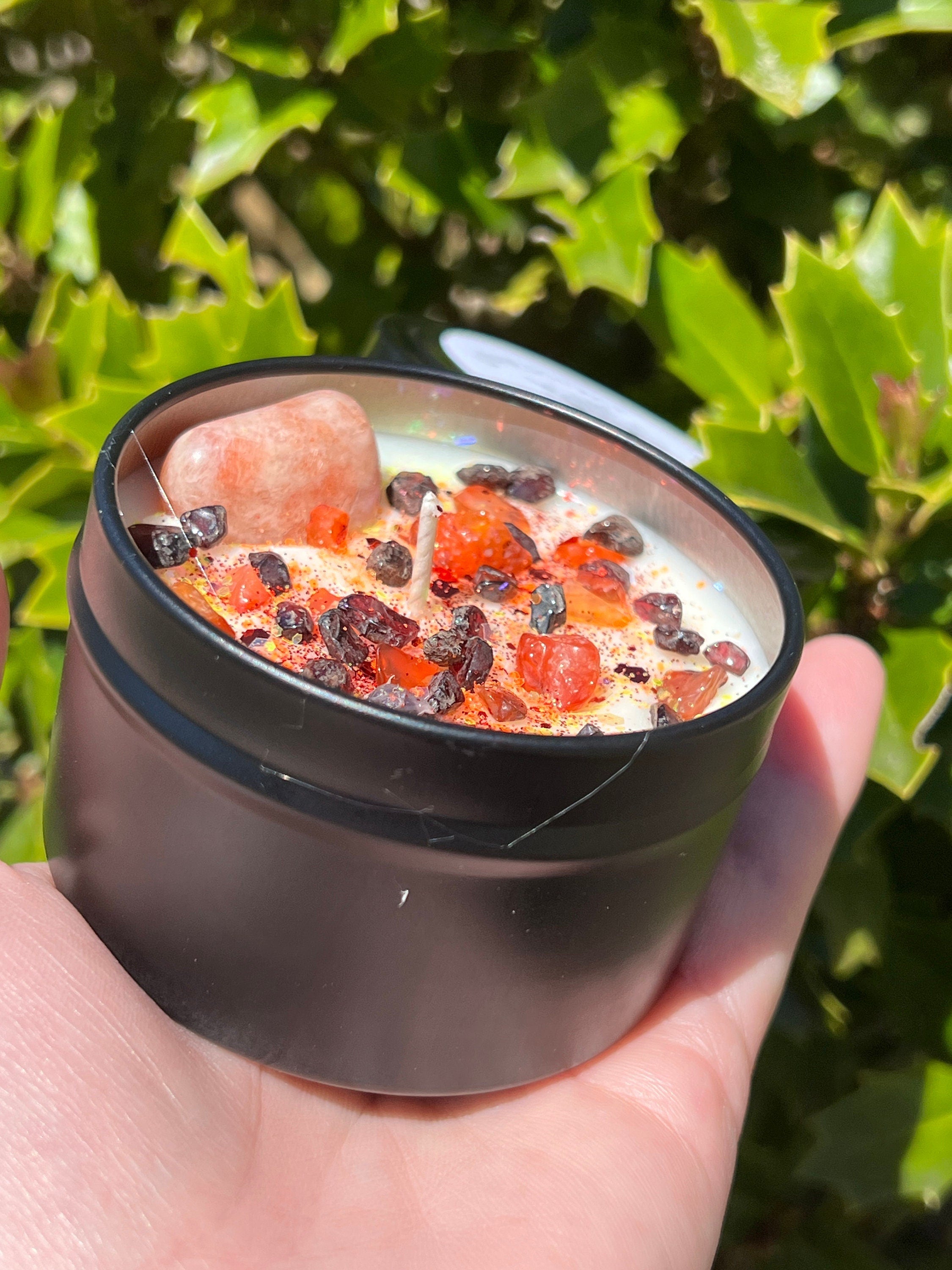 Beltane May Day Fire Festival Candle | Herbal Intention Pagan Sabbat Ritual Altar Tool Crystal Stone Scented Soy Gift Celtic Irish Beltaine | | Wiccan Center