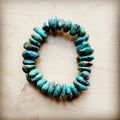 Chunky Genuine Natural Turquoise Beaded Bracelet 802b | Bracelet | Wiccan Center