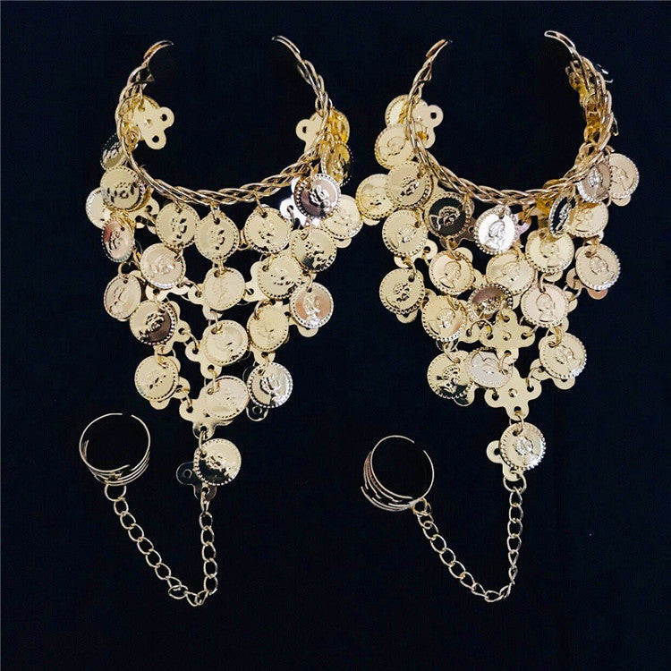 Craft Belly Dance Coin Decoration Price Rings