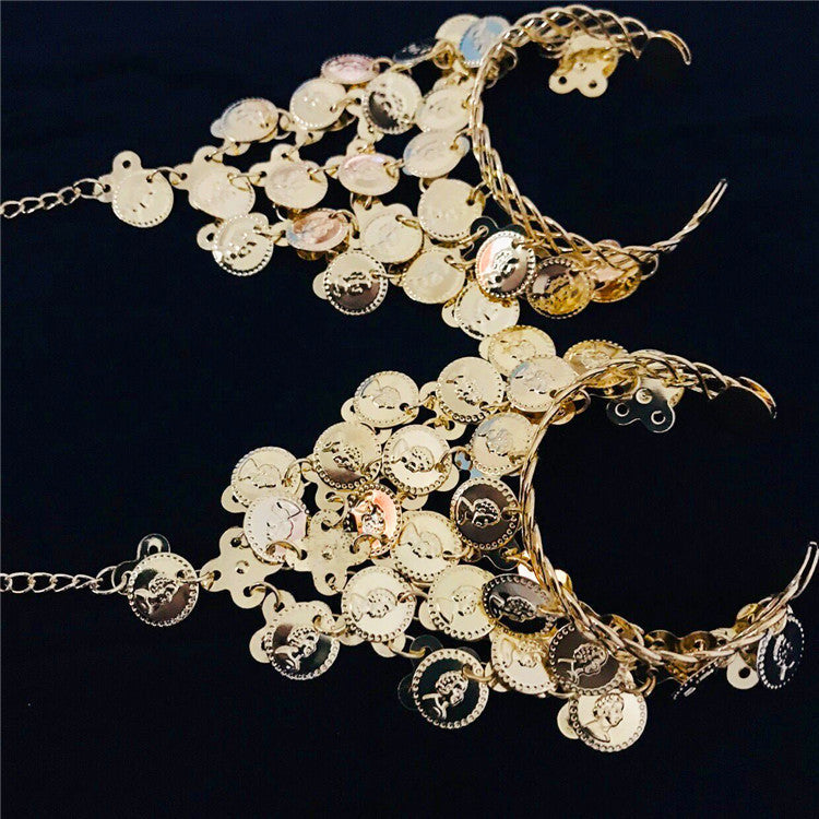 Craft Belly Dance Coin Decoration Price Rings
