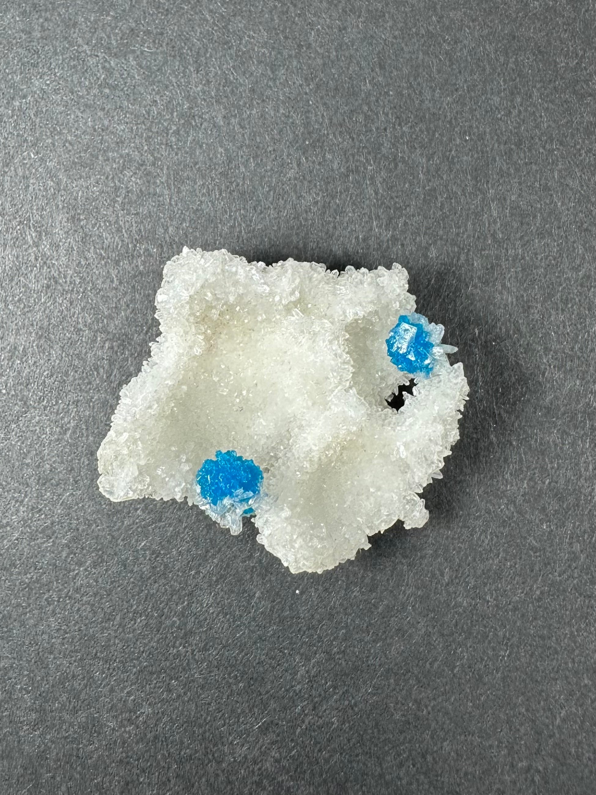 Cavansite Ball 'Floaters' on Stilbite SM from Maharashtra, Pune, India | Minerals | Wiccan Center