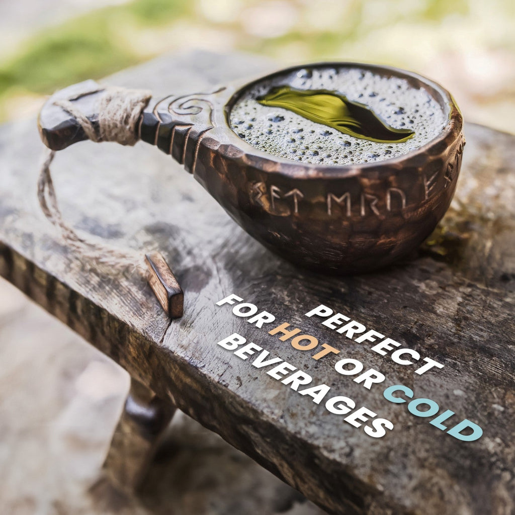 Kuksa Cup – Hand-Carved Scandinavian Bushcraft Mug | Kitchen & Dining | Wiccan Center