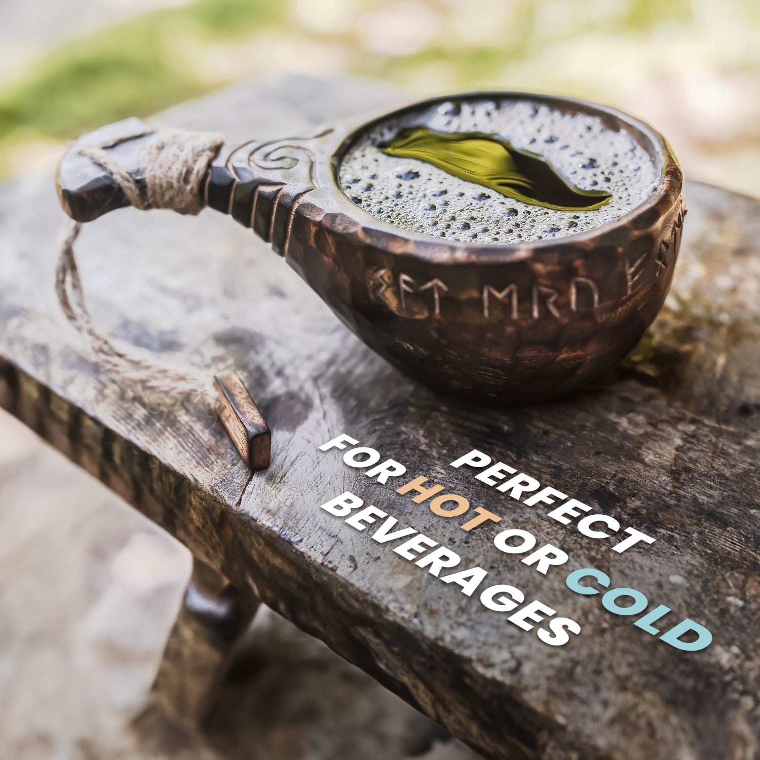 Kuksa Cup – Hand-Carved Scandinavian Bushcraft Mug | Kitchen & Dining | Wiccan Center