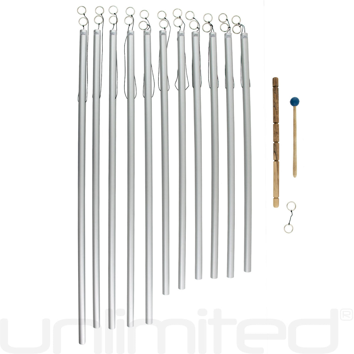 Set of 11 Planetary Tuned Healing Chimes | Tuned Healing Chimes | Wiccan Center