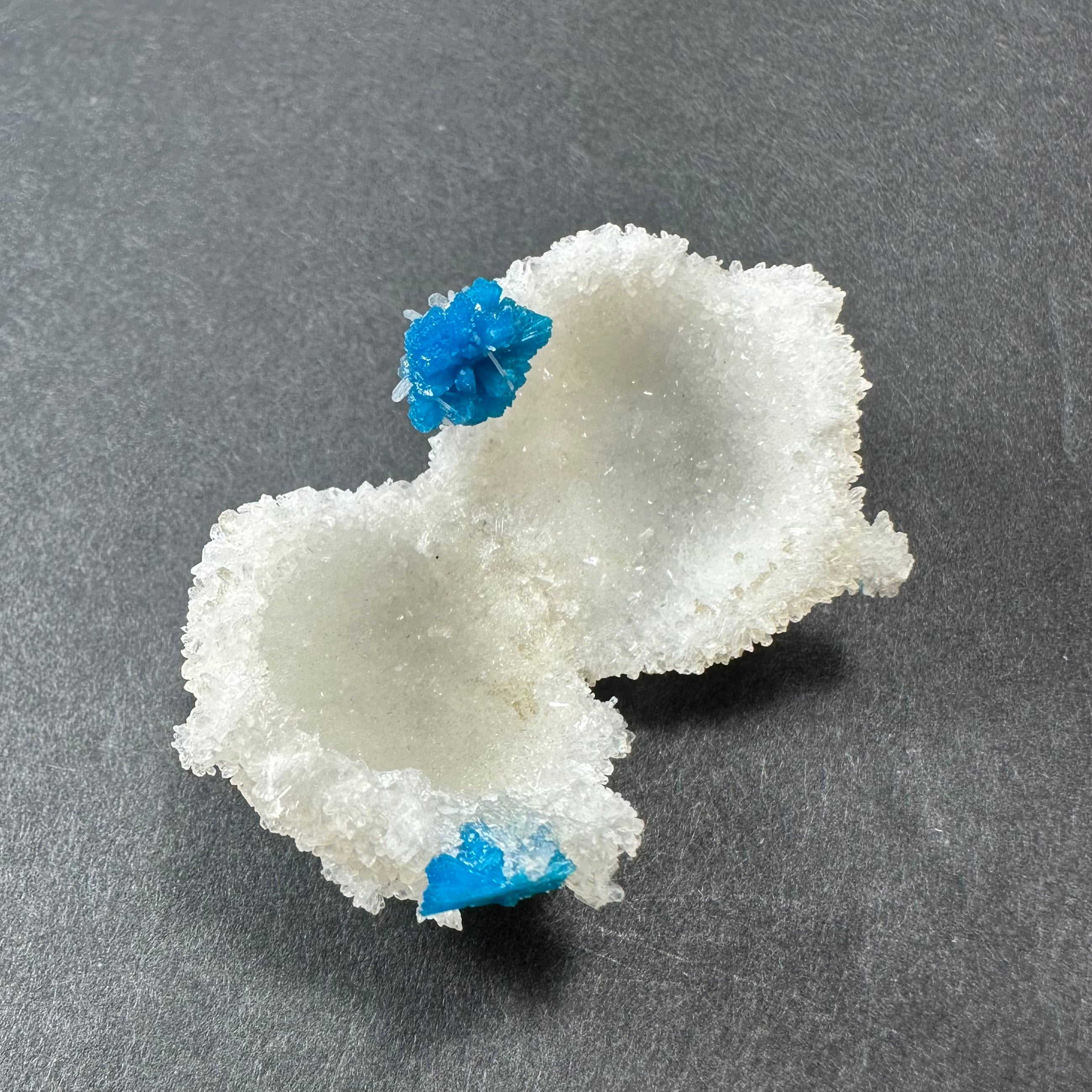 Cavansite Ball 'Floaters' on Stilbite MD | Minerals | Wiccan Center