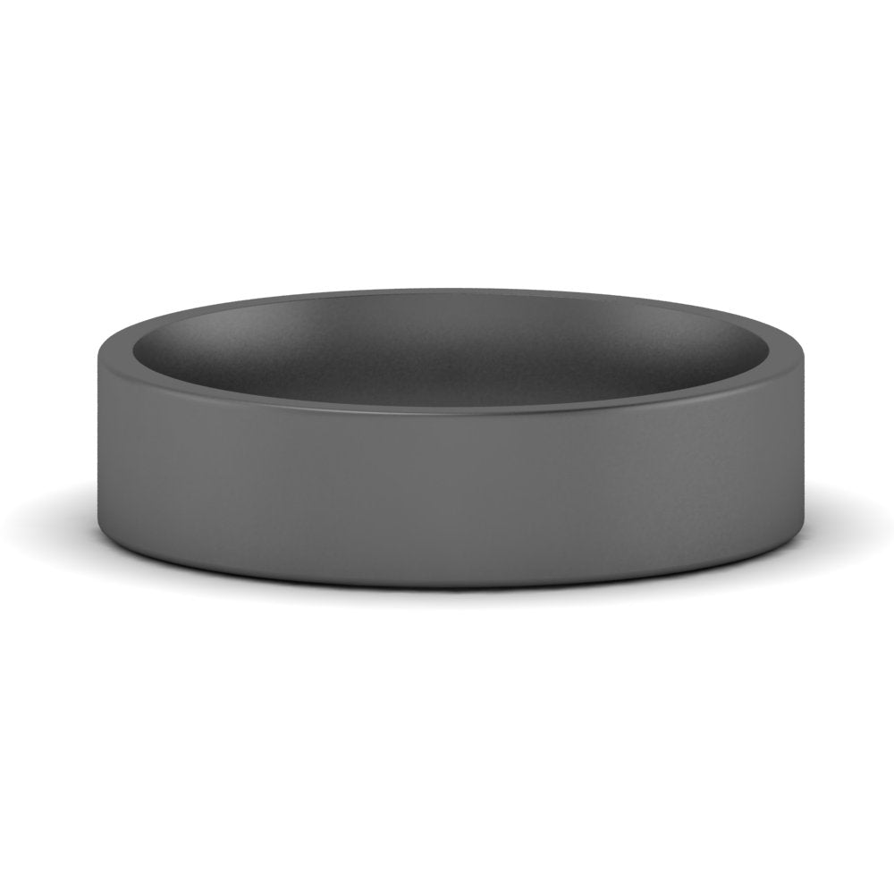 Light Weight Flat 4 mm Mens Wedding Band