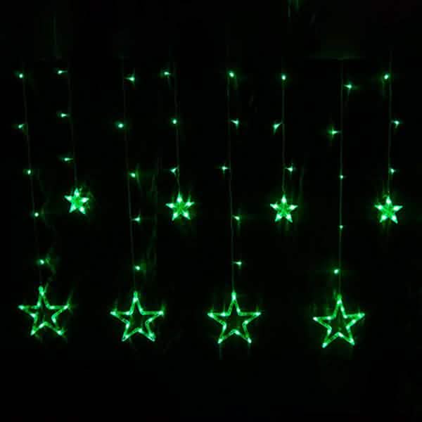 12 Stars 138 LED Curtain String Lights | String & Fairy Lights | Wiccan Center