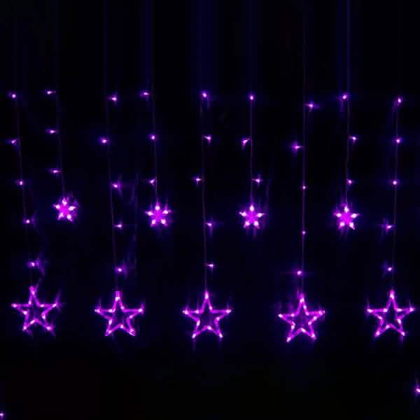 12 Stars 138 LED Curtain String Lights | String & Fairy Lights | Wiccan Center