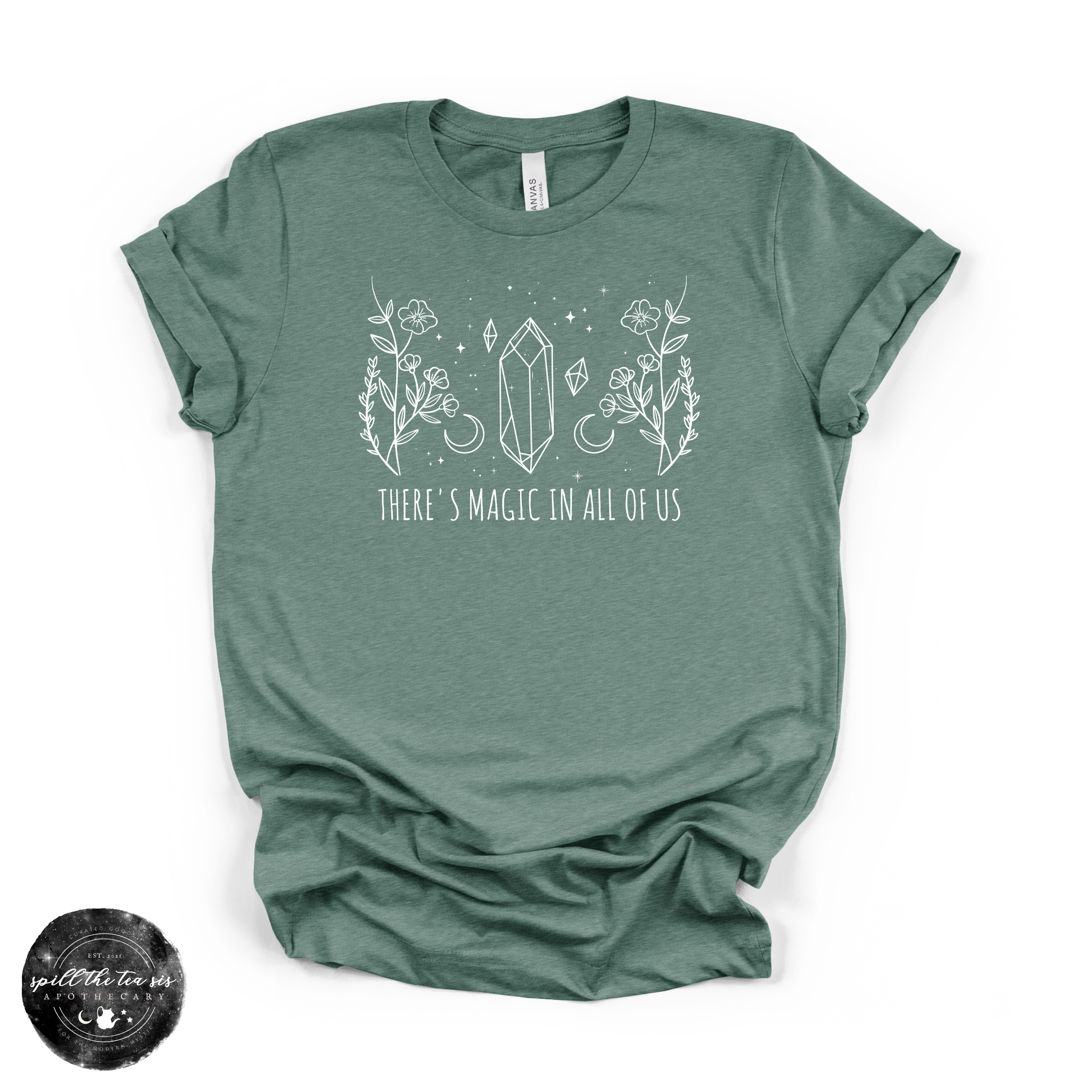There’s Magic in All of Us Tee (WHITE DESIGN) | Inspirational Graphic T-Shirt