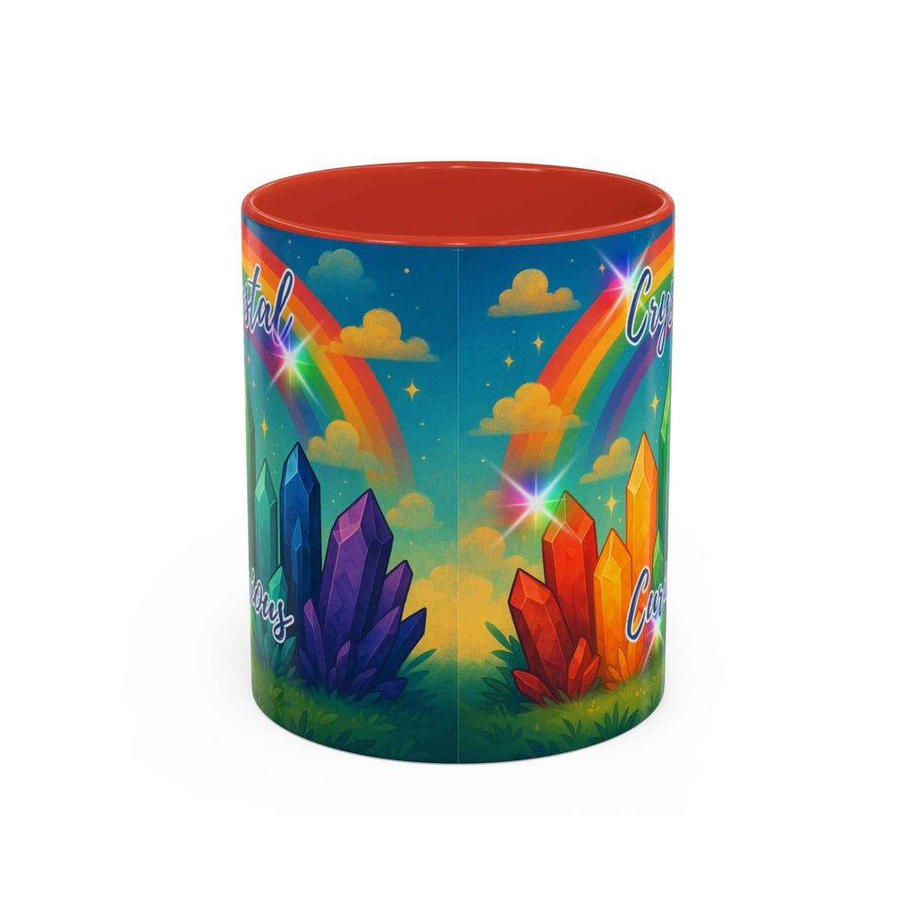 Coffee Mug - Rainbow Crystal Curious | Mug | Wiccan Center
