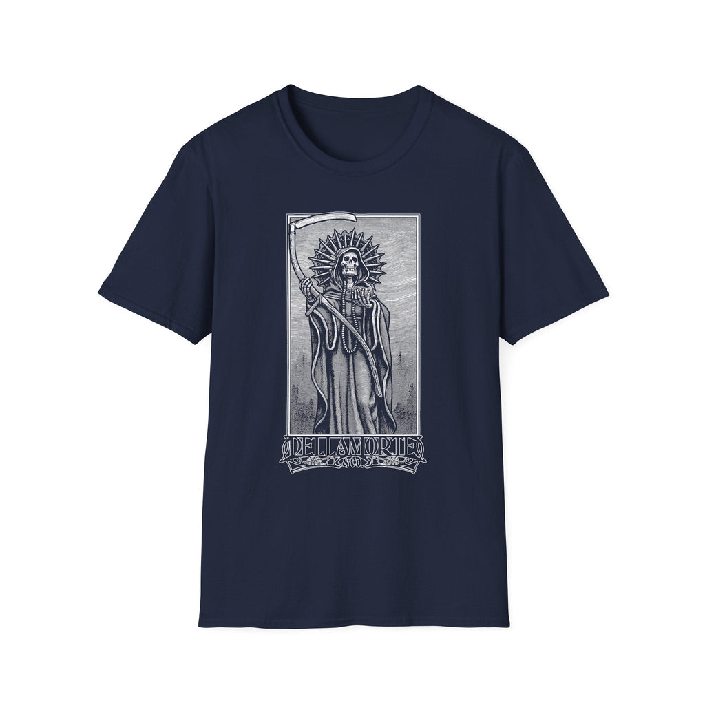 Santa Muerte Unisex T-Shirt, Gothic Grim Reaper Tee | Dellamorte Alternative Shirt, Halloween Gift, Day of the Dead Tee, Graphic Death Saint